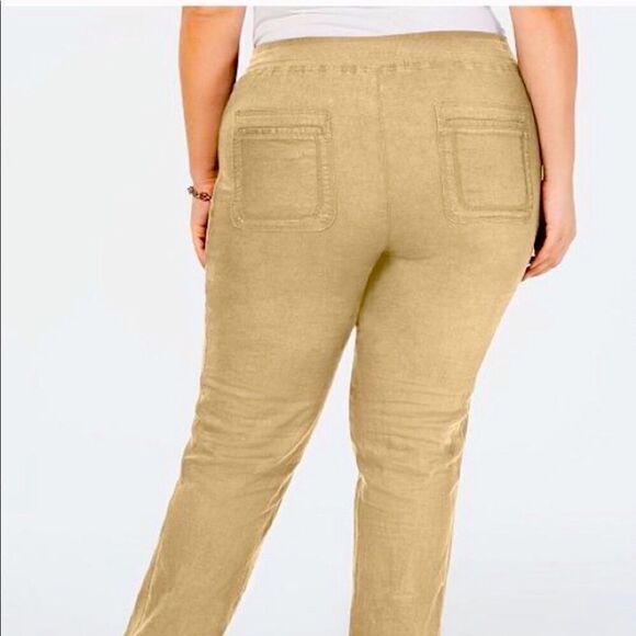 Tommy Hilfiger Plus Size Women’s Linen Pants 14W - Picture 5 of 6
